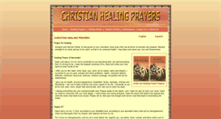 Desktop Screenshot of christianhealingprayers.com